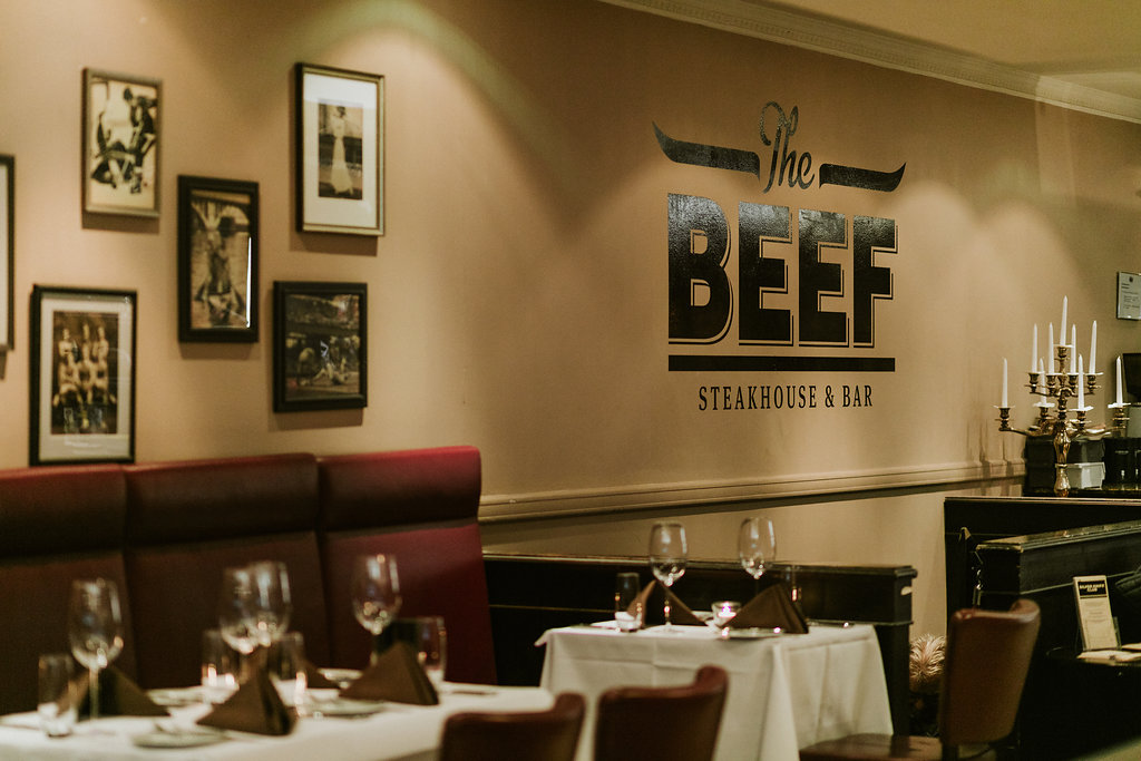 The BEEF Steakhouse & Bar Nehmen Sie mit uns Kontakt auf